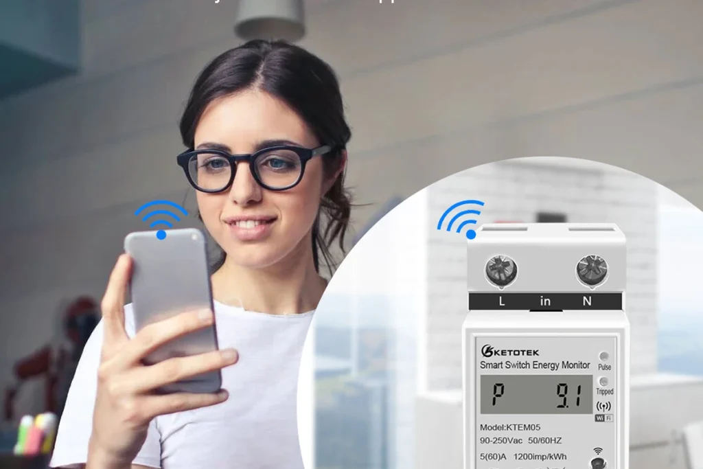 Smart home energy monitoring device for real-time electricity usage tracking