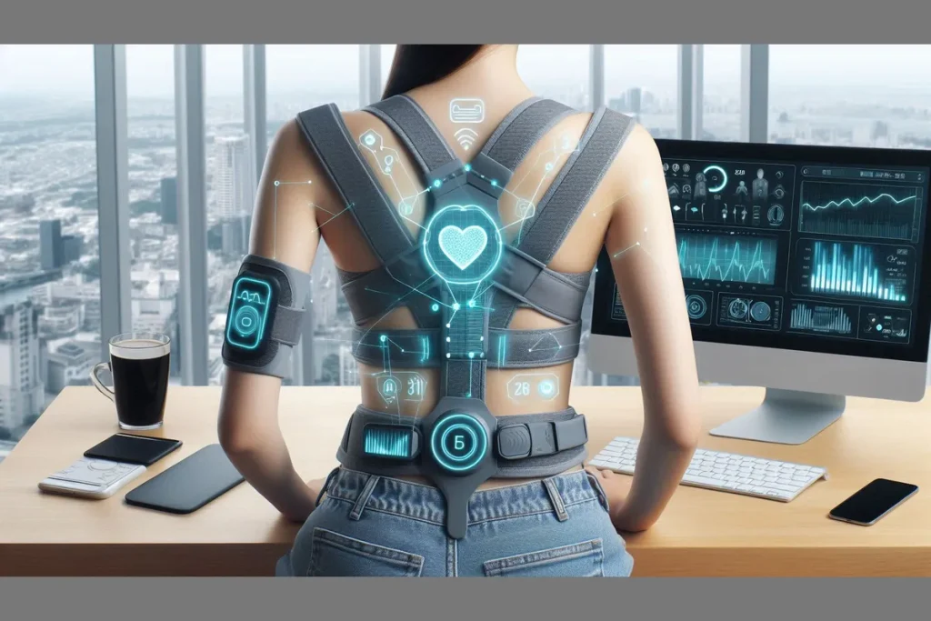 Smart posture corrector wearable device