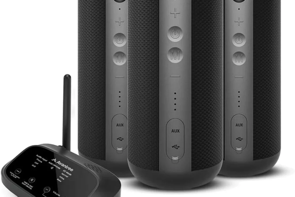Smart audio and entertainment device with wireless audio and acoustic components
