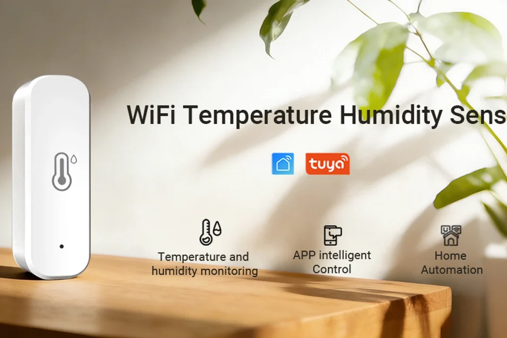 Connected temperature and humidity IoT monitor