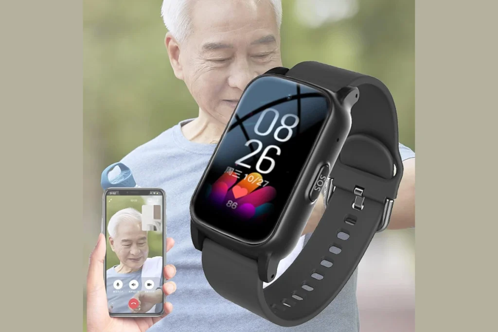 Smart elderly care wearable with fall detection