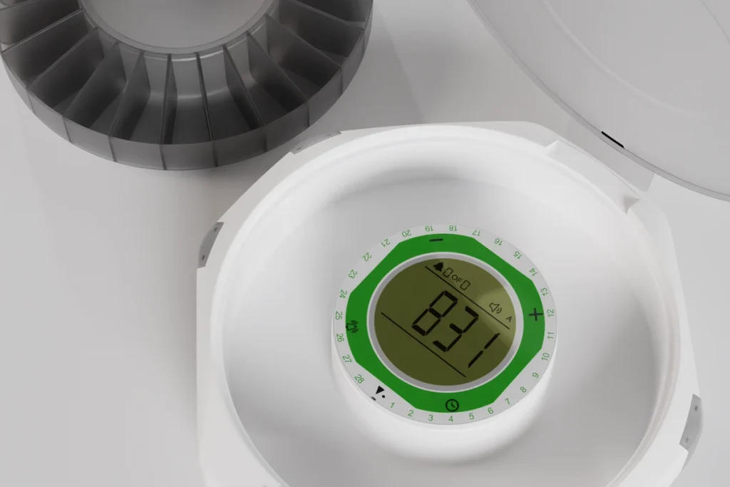 Smart medication reminder and dispenser electronic device