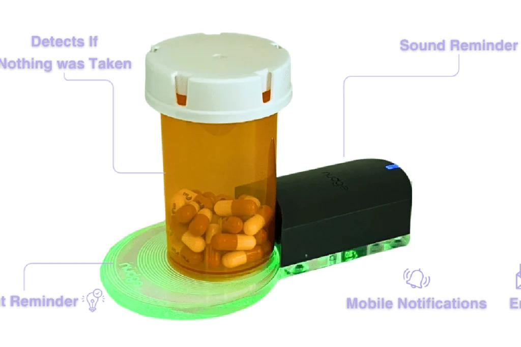 Connected medication reminder IoT device