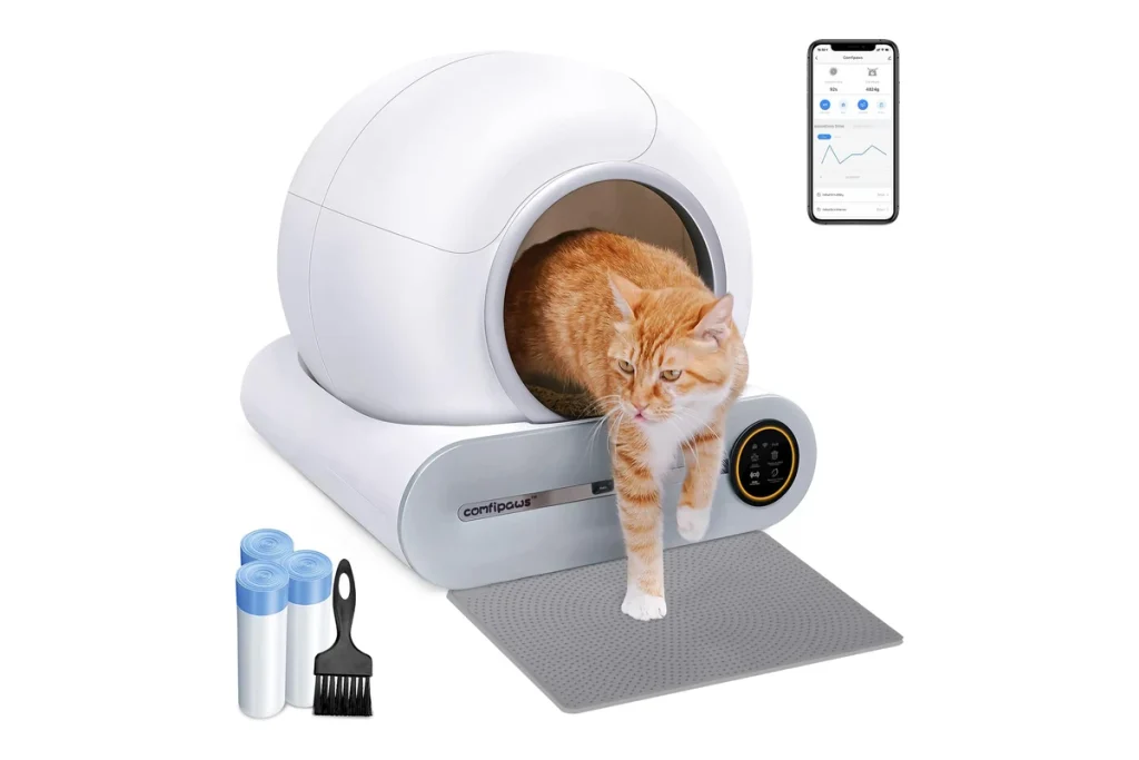 Automatic self-cleaning pet toilet