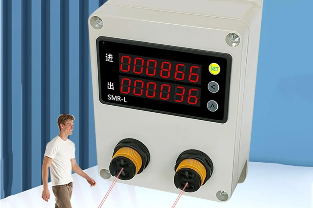 Connected retail monitoring electronic device