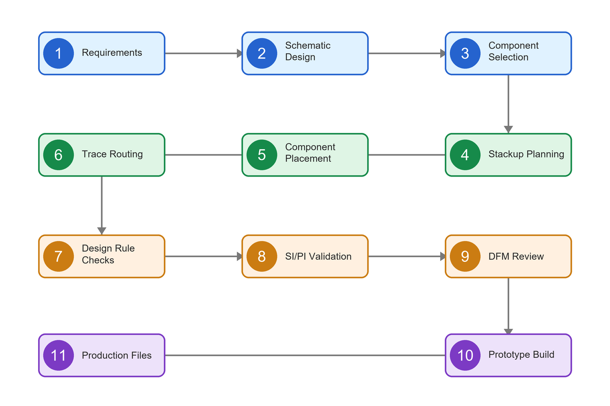 PCB design process