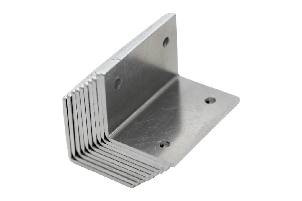 Custom aluminum sheet metal bracket manufactured through precision sheet metal fabrication