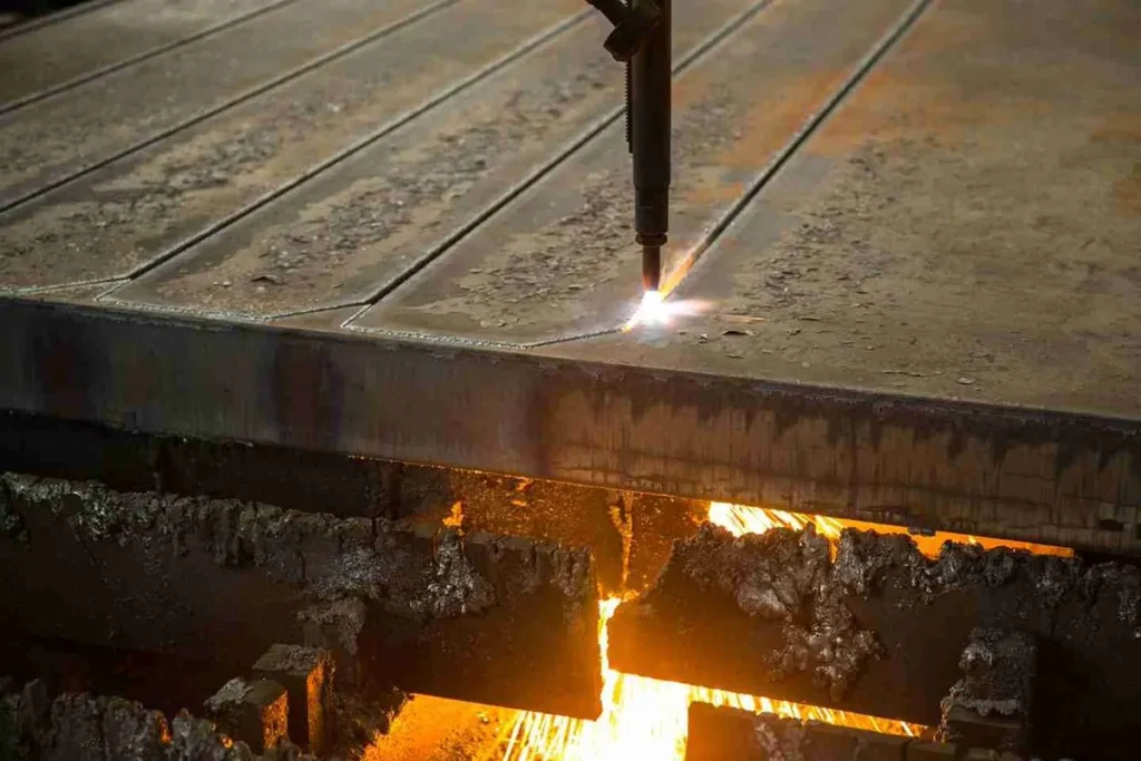 Precision CNC laser cutting of sheet metal parts and mounting holes