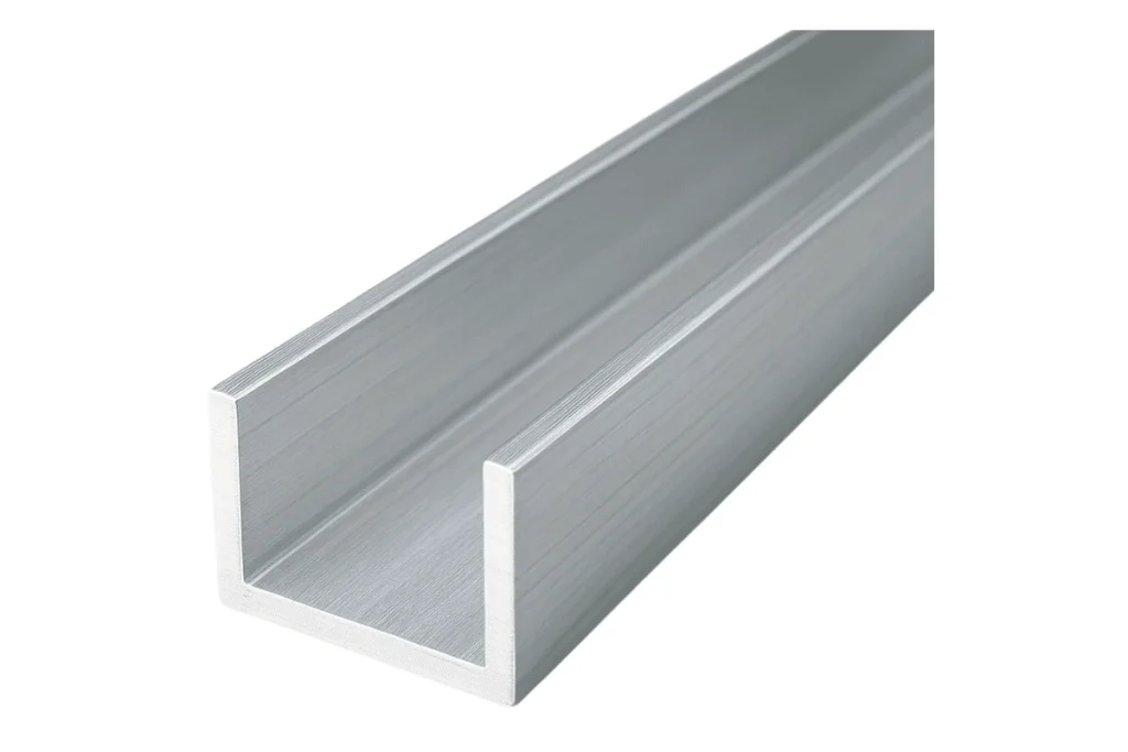 Batch of custom aluminum extruded profiles prepared for manufacturing production