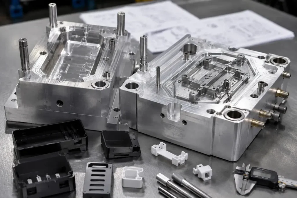 Custom plastic injection molding tooling for manufacturing plastic components